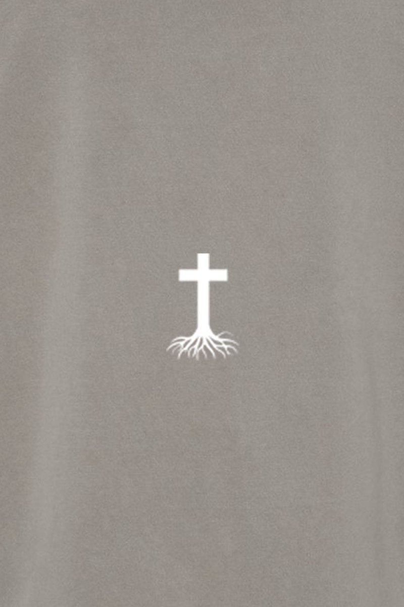 Stay Rooted Unisex Pigment-Dyed Hoodie - Christian Faith Sweatshirt Gift